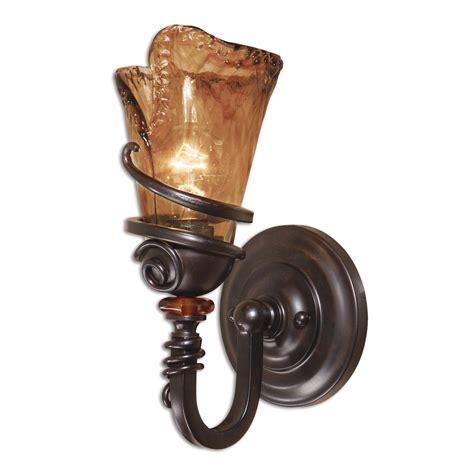 4.5 out of 5 stars (16) $ 272.00 free shipping favorite add to coral wall sconce, handmade wall lamp, wall light, designer lamp, art deco wall decor, inside and outside use, mouloudahome. Vitalia Transitional 1 Light Bronze Wall Sconce 22481