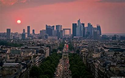 Skyline Paris Defense Wallpapers Business Cityscapes Travel