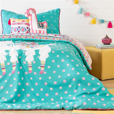 South Shore Dreamit Turquoise And Pink Kids Twin Bedding Set 39