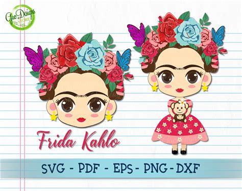 Vector files are designed so as to be enlarged in any format without loss of quality. Load image into Gallery viewer, Frida Kahlo PNG Clipart ...