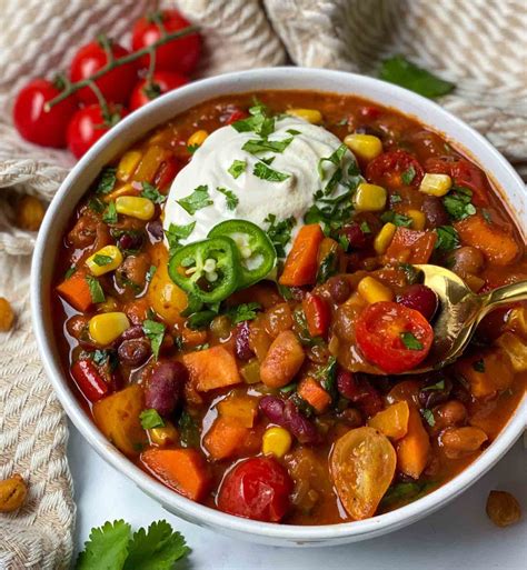 Healthy Vegan Sweet Potato Chili Good Old Vegan