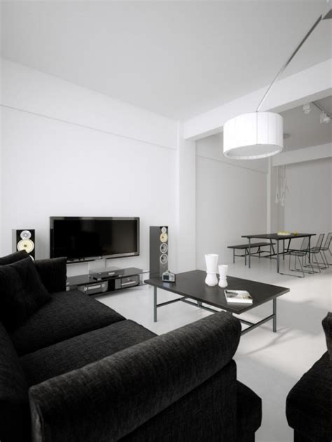 Home Decoration Designs Create A Black And White Living