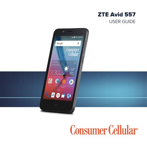 Consumer Cellular Zte Avid 557 User Manual Pdf Download Manualslib