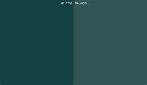 HEX 114240 To RAL Code RAL 6004 Conversion Chart RAL Classic