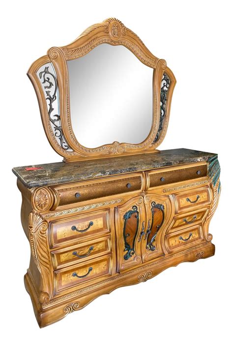 Aico Furniture Trevi Collection Dresser With Mirror Aico Furniture
