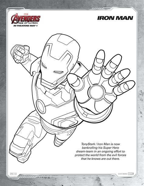 Ultimate Collection Avengers Age Of Ultron Coloring Page Coloring Home