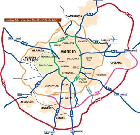 Mapa De Madrid Calles