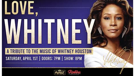 The Update Whitney Houston Tribute At Robins Theatre In Warren