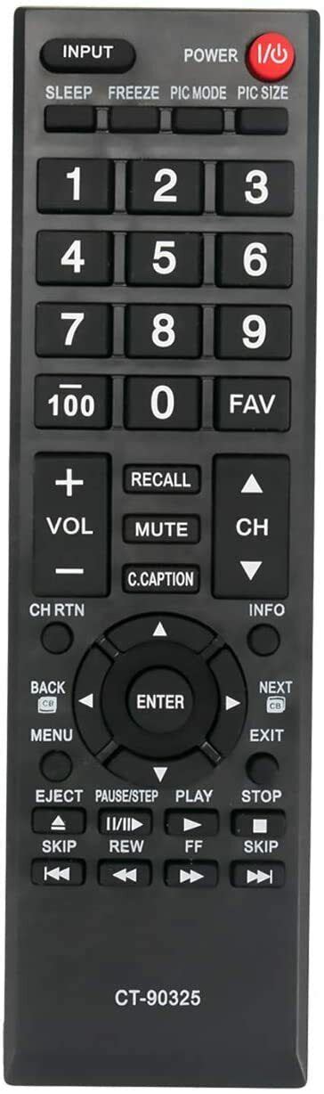Universal Remote Control Ct 90325 Work For Almost All Toshiba Lcd Led