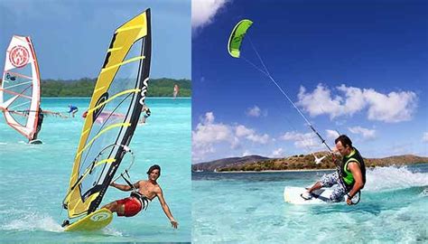 Windsurfing Vs Kitesurfing Kite Surfing Windsurfing Kiteboarding