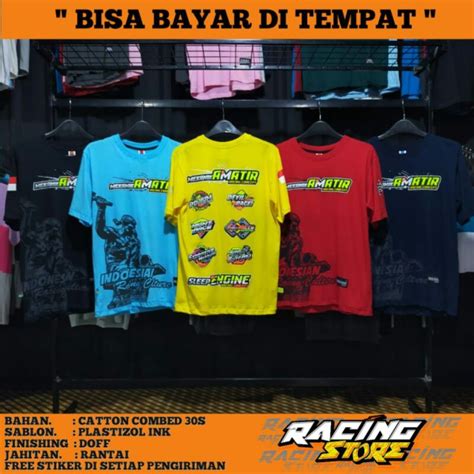 Jual KAOS RACING MEKANIK AMATIR ORIGINAL KUALITAS DISTRO SLEEP ENGINE