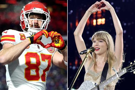 Romantic Gesture Taylor Swift Sends Love To Travis Kelce With A Heart