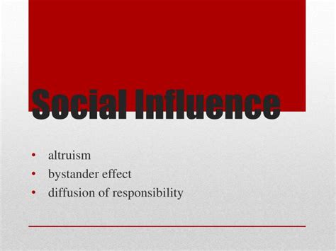 Ppt Social Influence Powerpoint Presentation Free Download Id2188596