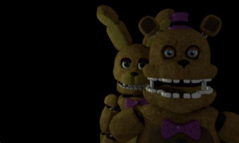 Fred Bear And Spring Bonnie By Michael V On Deviantart