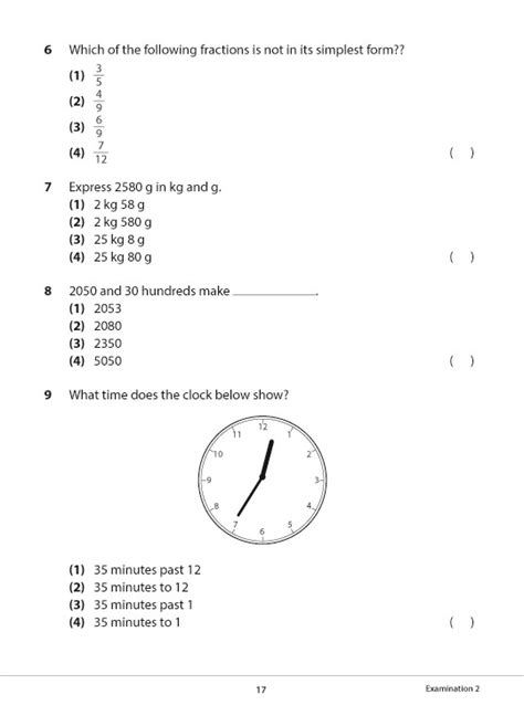 Cut each circle into eighths. Primary 3 Mathematics Practice Papers | CPD Singapore