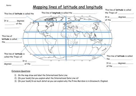 This puzzle contains two versions, a simple and a complex version. Latitude and Longitude Worksheet | Teaching Resources