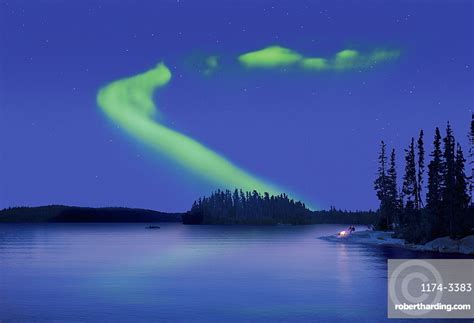 The Northern Lights In The Stock Photo