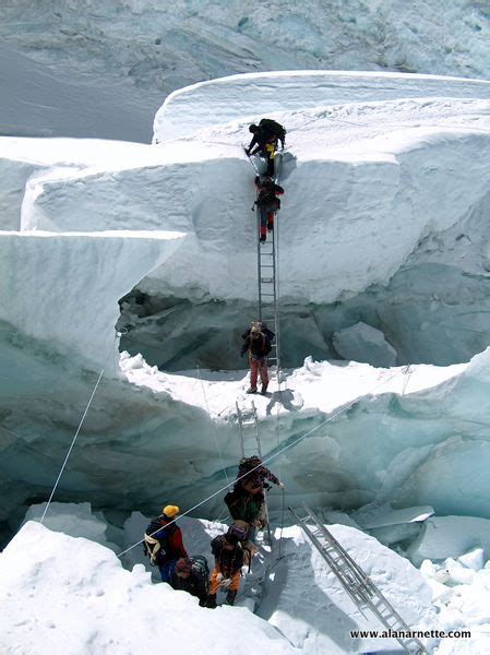 Khumbu Icefall Ladders The Blog On Ice Climbing