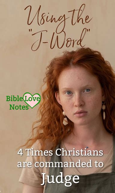 1 Minute Bible Love Notes 4 Times Christians Should Judge Christian