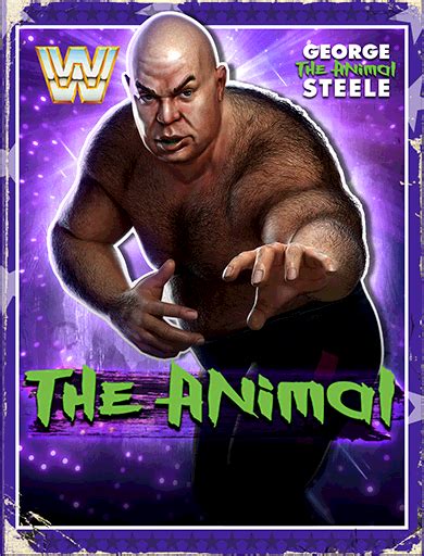 George Steele The Animal Stats Wwe Champions Guide