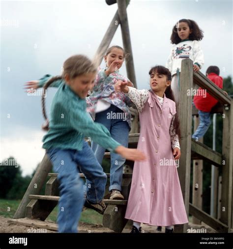 Children Fighting Playground Hi Res Stock Photography And Images Alamy