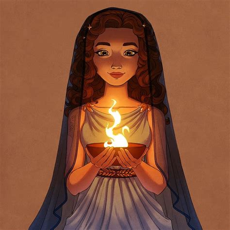 Hestia Goddess Of Health And Home And Fire Hestia Diosa Griega