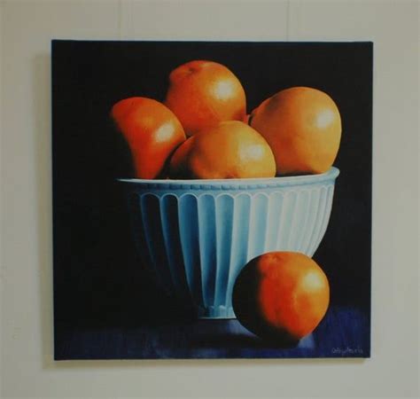 Orange Still Life Oranges Wall Art Fruit Still Life Dining Room Art