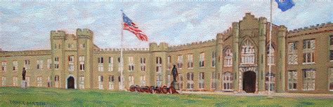 Place Of Honor Virginia Military Institute Barracks Painting By