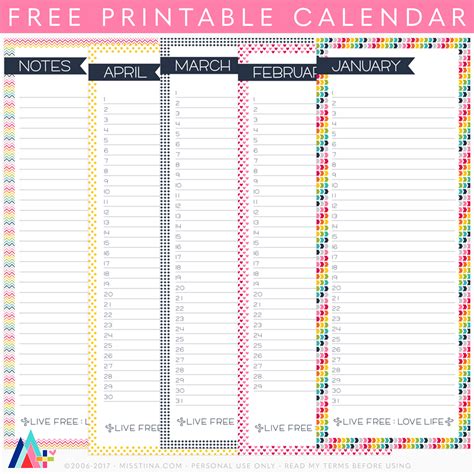 Free Printable Perpetual Calendar Template Printable Templates