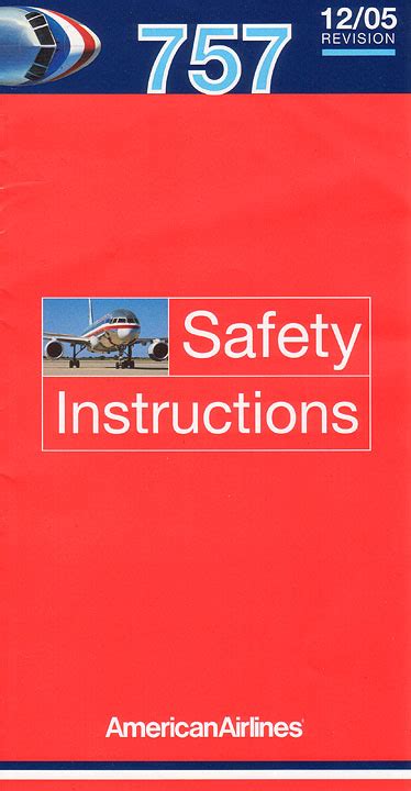 Airline transport pilot if you're planning to fly for a career, certain pilot training and certification are required. Airline Safety Card For american airlines 757 12-05.jpg