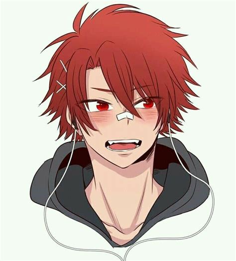 Anime Boy With Long Red Hair