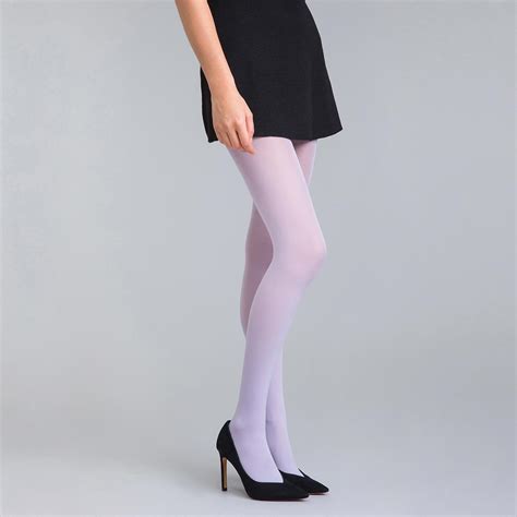 Style 50 Velvety Lilac Opaque Tights Valia