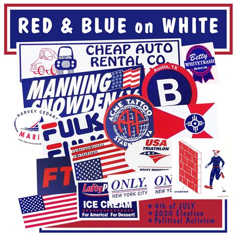Monthly Special Stickers Red And Blue Ink On White Vinyl Stickers
