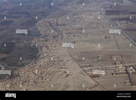 Aerial View Of Kunduz Povince Aghanistan Stock Photo Alamy