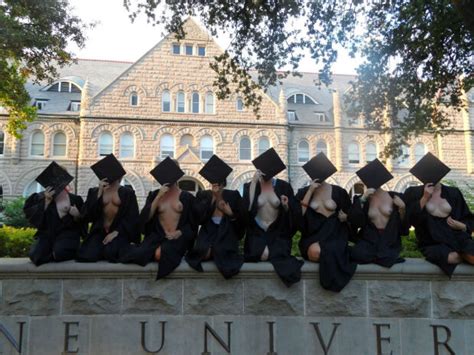 College Sluts Flashing Graduation Photo Catchthetune