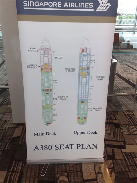 Singapore Airlines A380 Seat Plan Derek Craig Flickr
