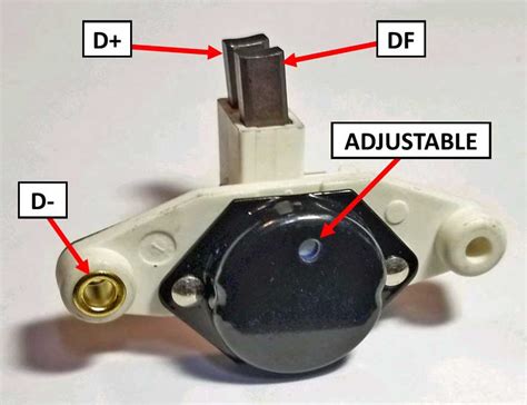 Alternator Adjustable Voltage Regulator Brushes Fits Bosch Vw Quantum
