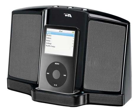 Hack an ipod on a mac. Cyber Acoustics Portable Digital Docking Speaker for iPod ...