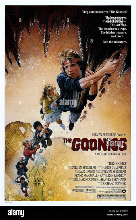 Kerri Green Josh Brolin Poster The Goonies 1985 Stock Photo Alamy