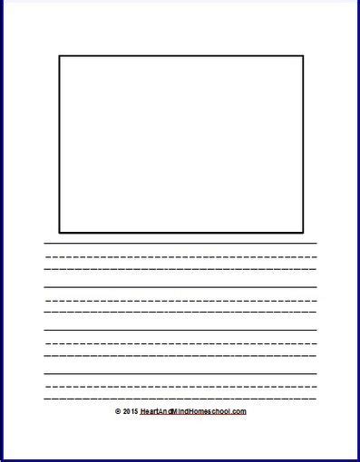 Use This Free Printable Draw And Write Story Paper For Your Elementary