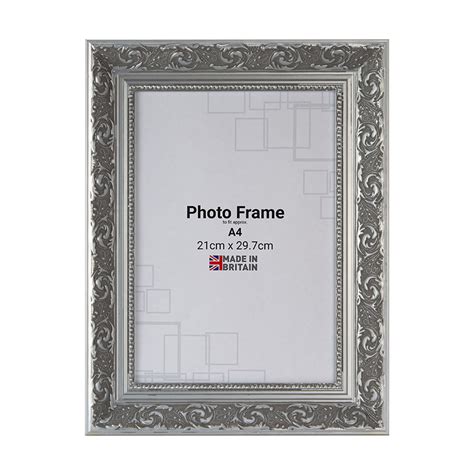 Ornate Silver Frame Picture Frames Direct