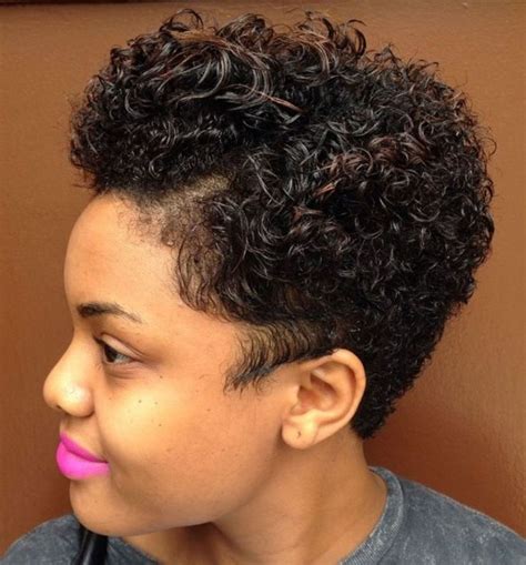 African American Short Curly Hairstyle Short Natural Hair Styles