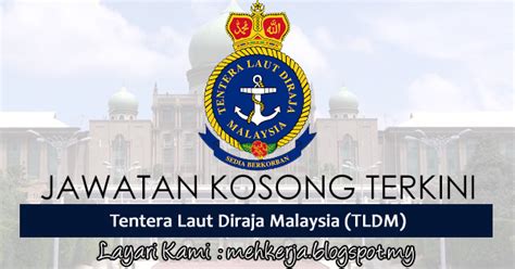 Jawatan Kosong Di Tentera Laut Diraja Malaysia Tldm 23 And 24 Sept