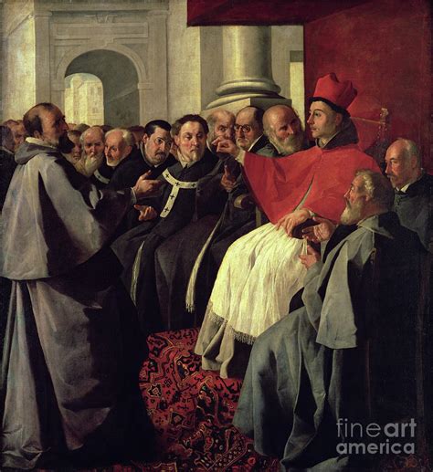 St Bonaventure Painting By Francisco De Zurbaran Fine Art America