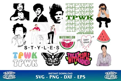 Harry Styles Svg Bundle Gravectory Choose Love Treat People With