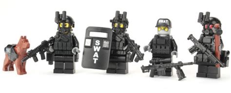 Swat Police Officer K9 Lego Minifigure Ideal Supply Inc Dba Ideal