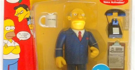 The Simpsons Series 8 Interactive Action Figure Superintendent Chalmers Playmatestoys Levis