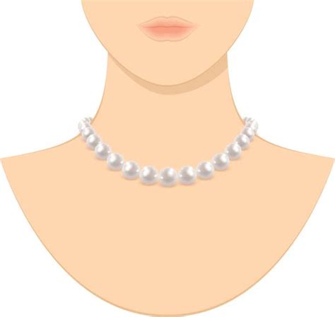 Drawing Of Pearl Necklace Illustrations Royalty Free Vector Graphics