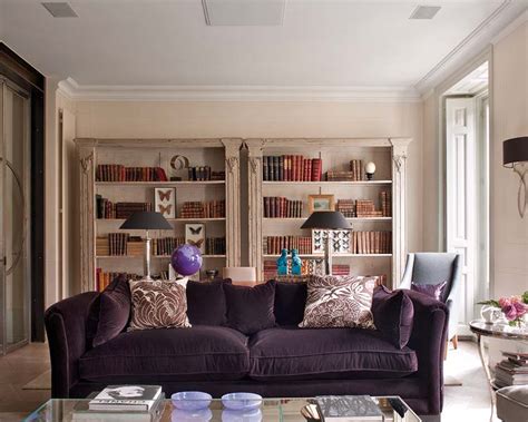 Purple Living Room Decorating Ideas Interior Home Design