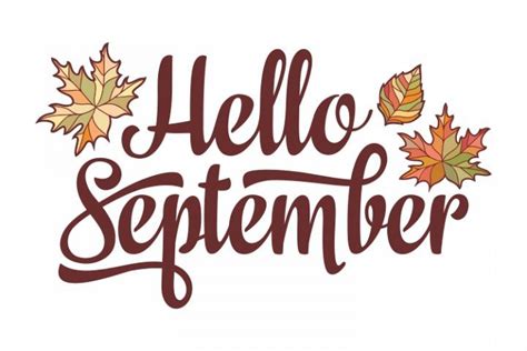 Hello September Lettering 342589 Hello September Lettering September